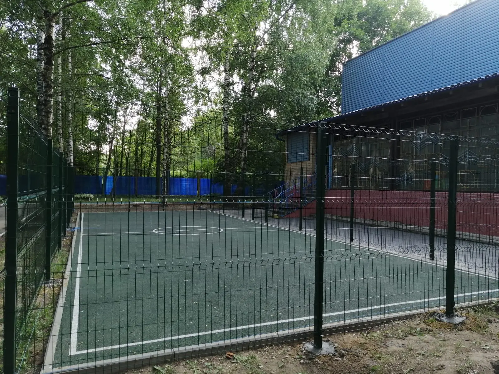 Установка 3D забора